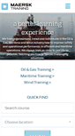 Mobile Screenshot of maersktraining.com